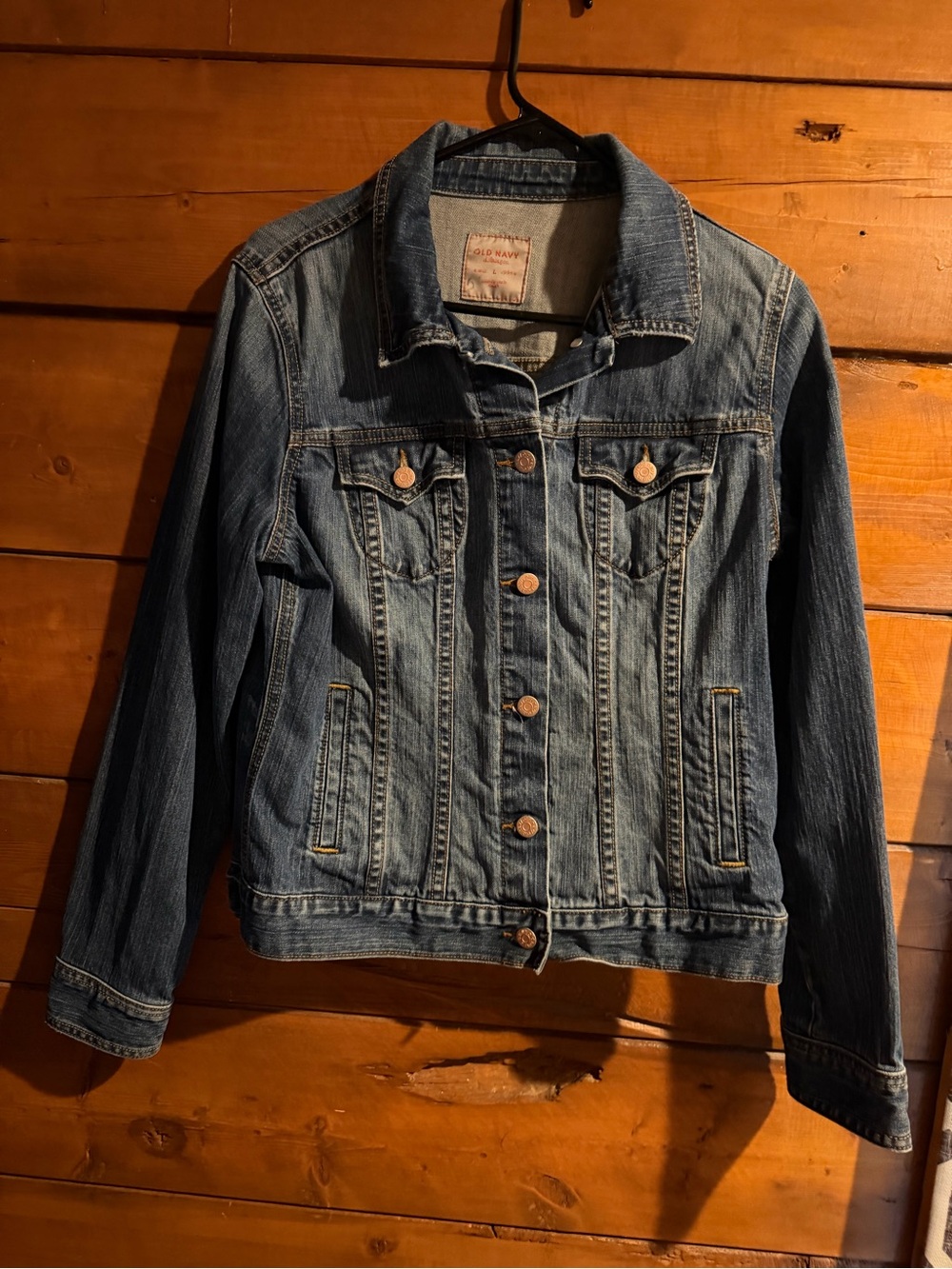 Old Navy Large Blue Denim Jacket - Women's Jean Trucker